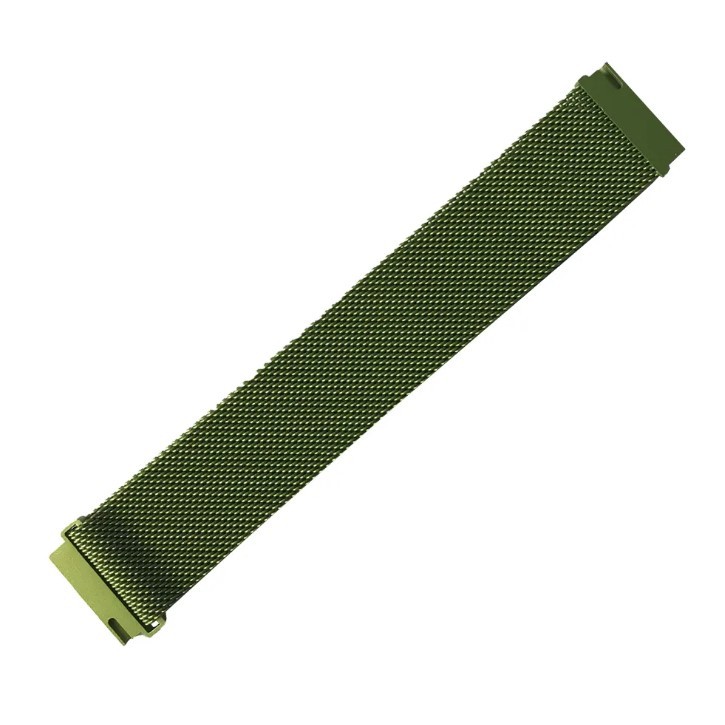 Ремінець Milanese Loop для 22mm (Pine green)-0
