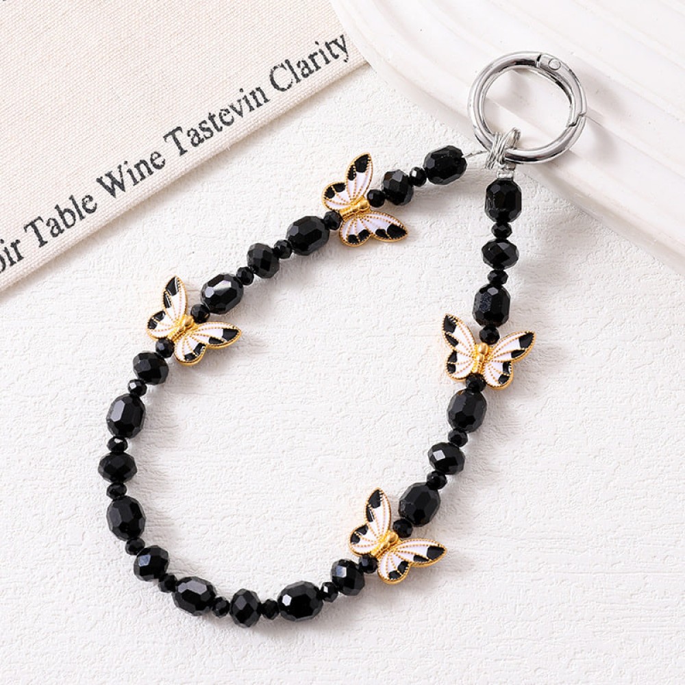 Ремінець-браслет Butterfly для телефону (Чорний)-0