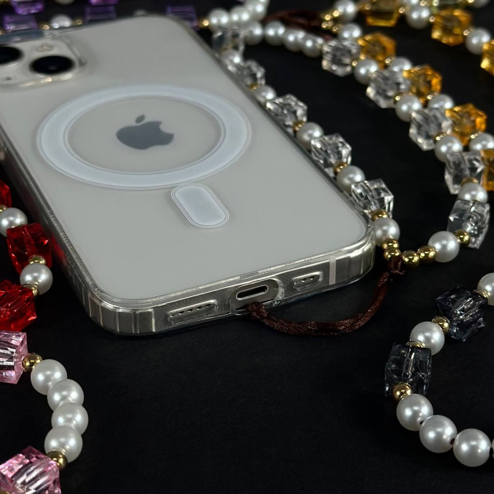 Ремінець-браслет MIX Куб для телефону (Білий)-2