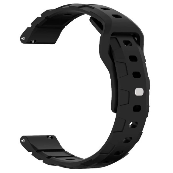 Силіконовий ремінець Defense для Smart Watch 20mm (Black)-0