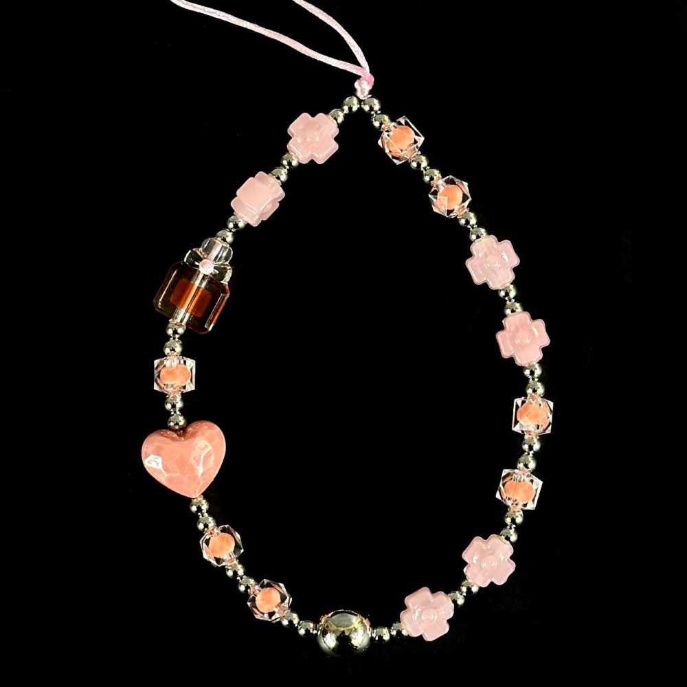 Ремінець-браслет Glamor для телефону (Pink)-0