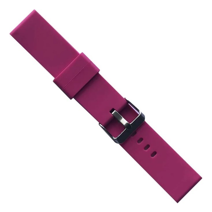 Ремінець SILICONE METAL CLAPS 22 mm Dragon fruit-0
