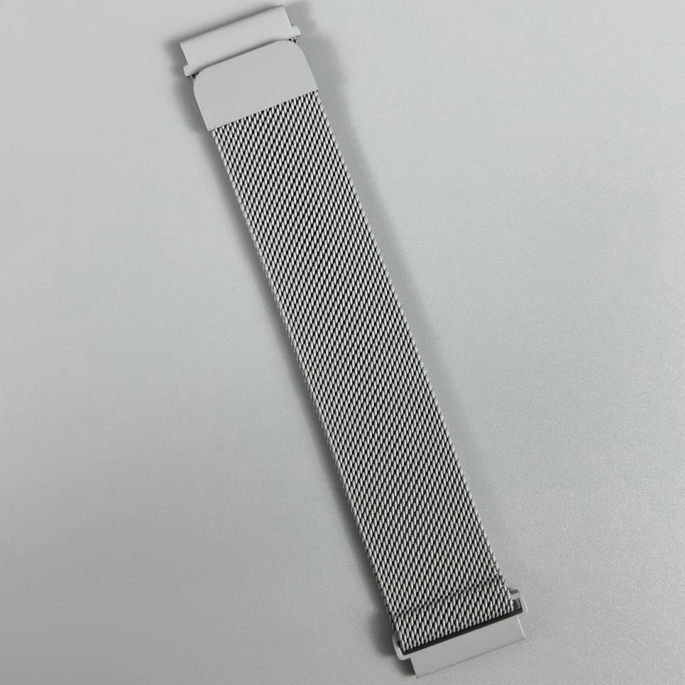 Ремінець Milanese Loop для Xiaomi Amazfit /Samsung 20 mm (Light grey matte)-0