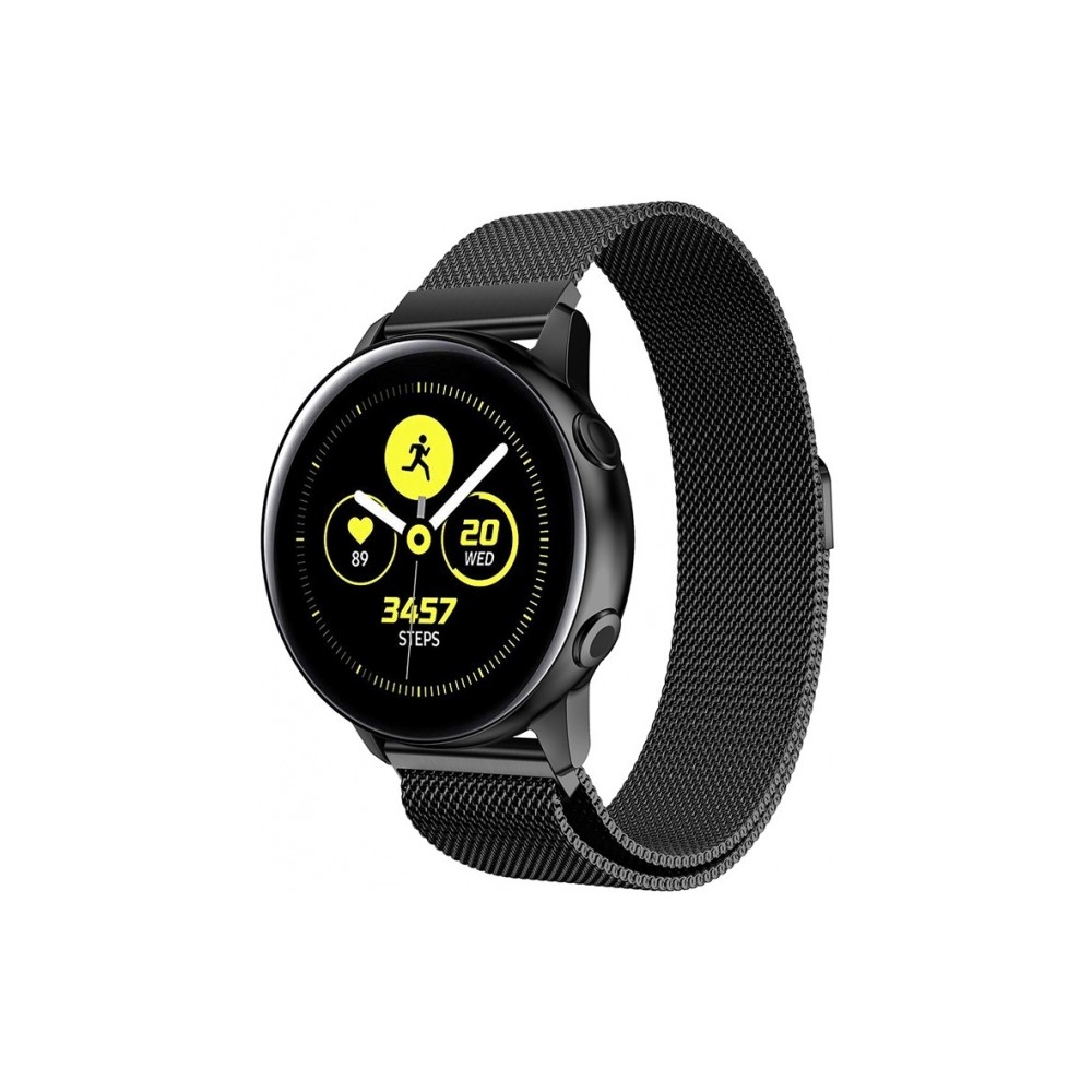 Ремінець Milanese Loop для 22 mm (Black)-0
