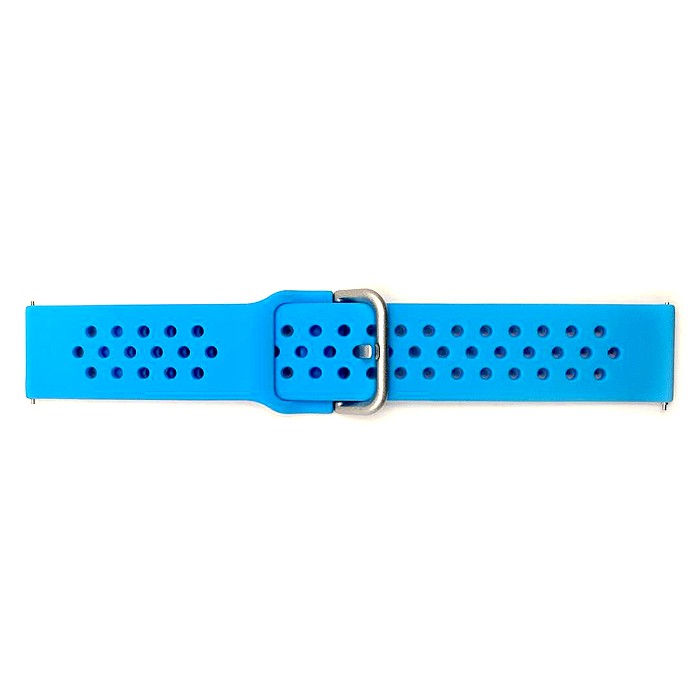 Ремінець Silicone Honey для 22mm (Light blue)-0