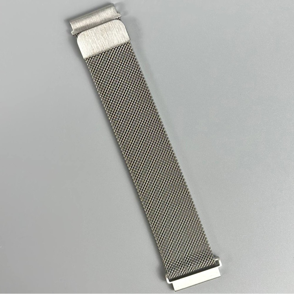 Ремінець Milanese Loop для Xiaomi Amazfit /Samsung 22 mm (Silver)-0