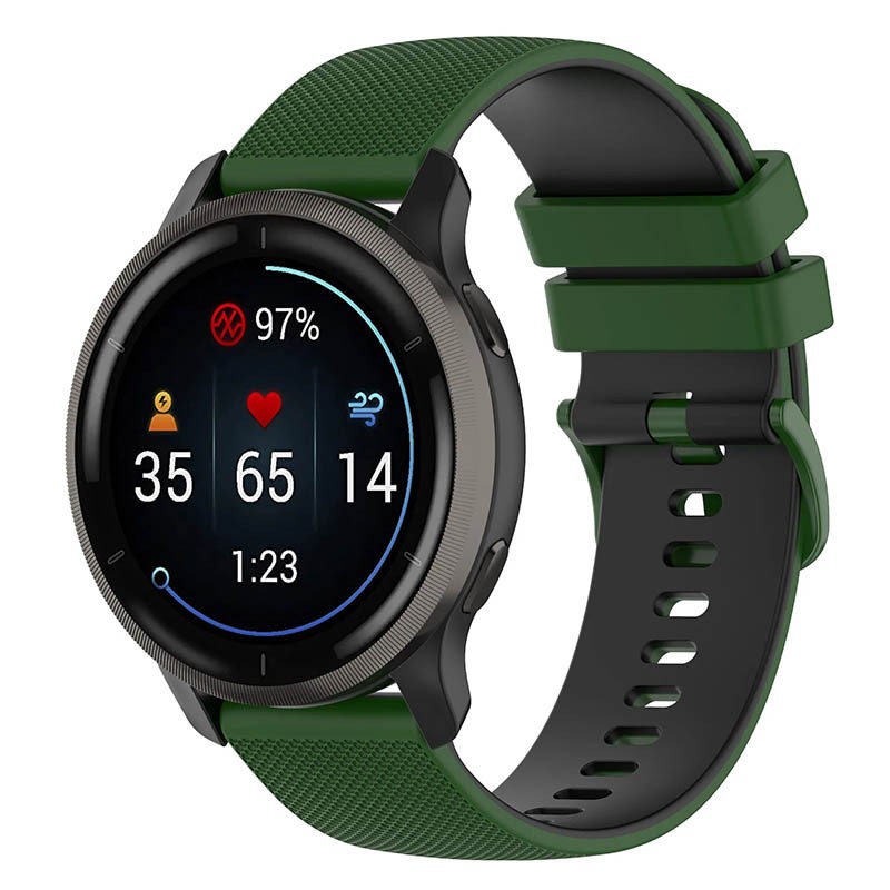 Ремінець Ribby для Smart Watch 20mm (Dark green)-1