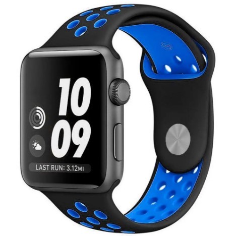 Ремінець Sport Band  для Watch 38/40/41 mm Чорно-синій-0
