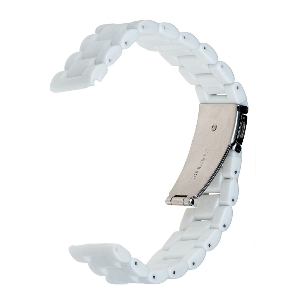 Ремінець Ceramic band для 20 mm  White-1