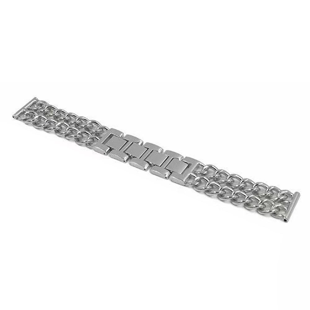 Ремінець Metal Double Chain для 20mm (Сріблястий)-0