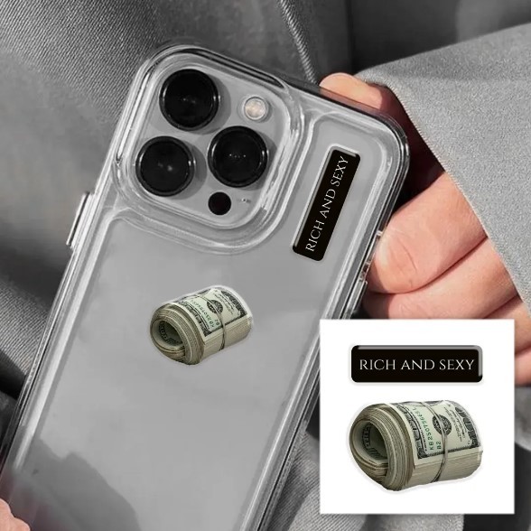 3D-стікер "Rich and sexy"-0