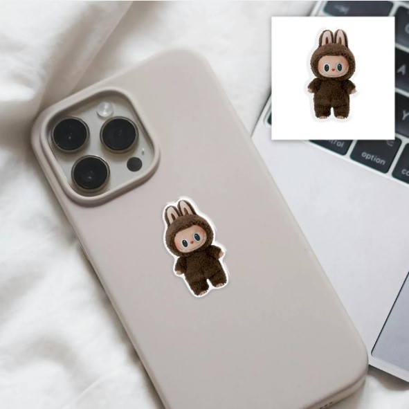 3D-стікер "Labubu Brown"-0