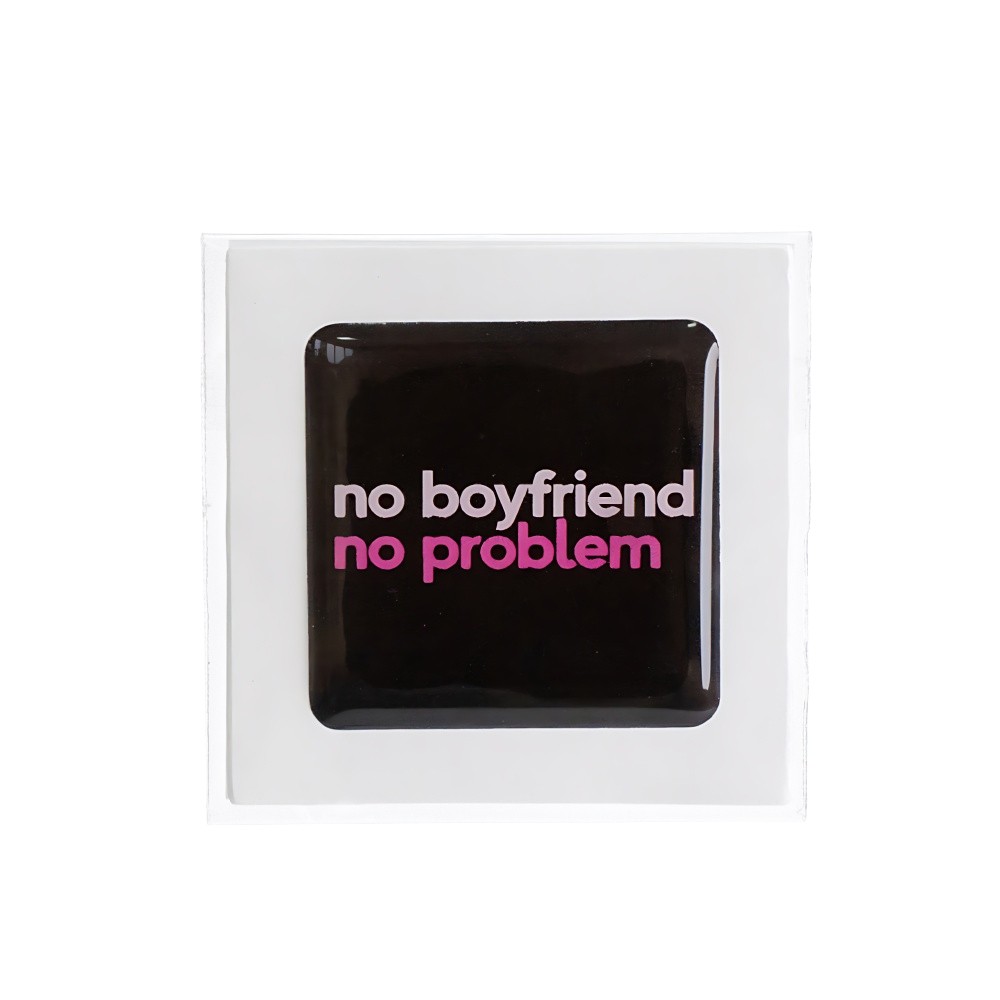 3D-стікер "No boyfriend-no problem"-0