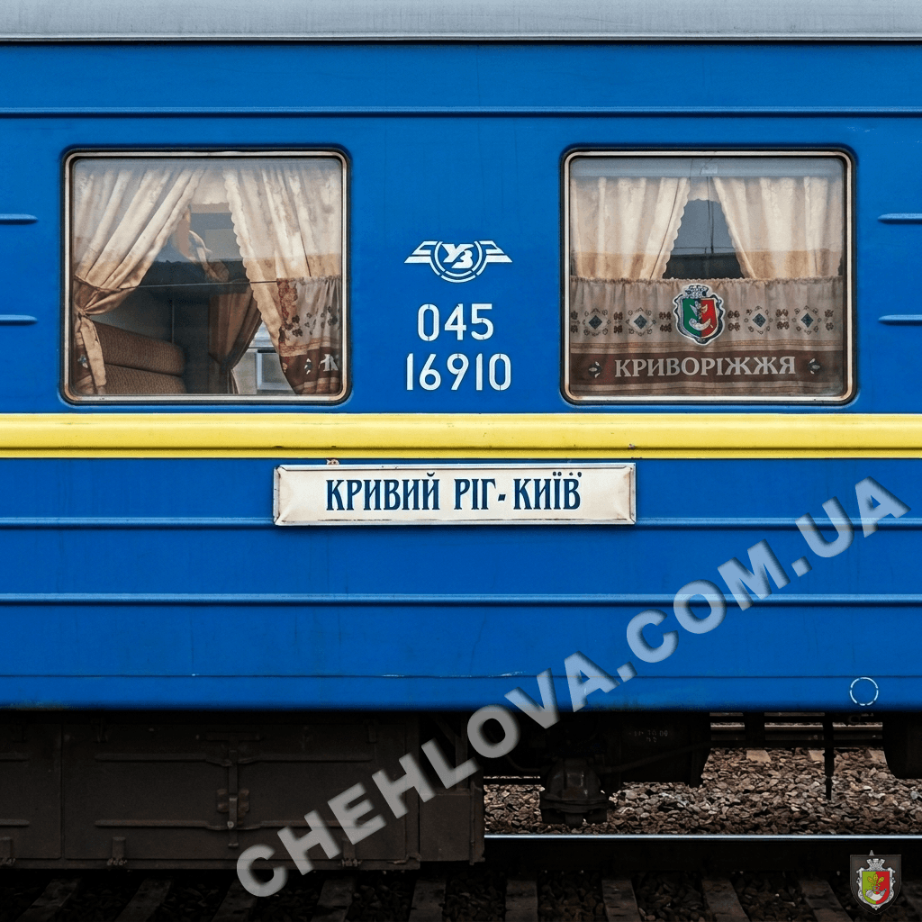 3D стікери "Кривий Ріг" Поїзд-0