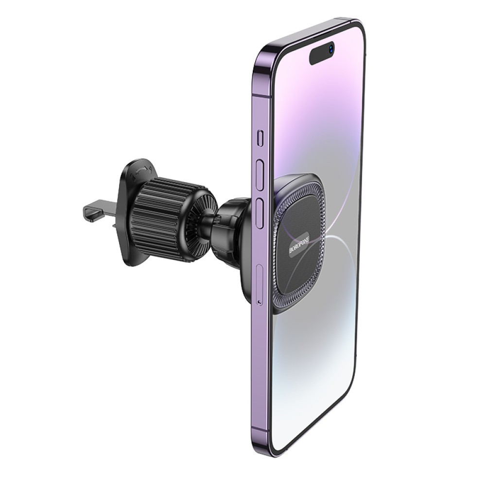 Holder Borofone BH96 air outlet (Чорно-сірий)-4