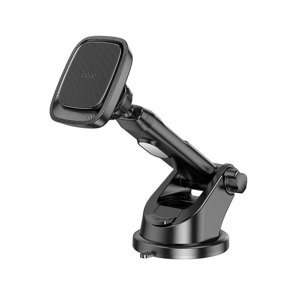 Холдер Hoco CA116 Blue Shark center console magnetic car holder Black Metal Gray-1