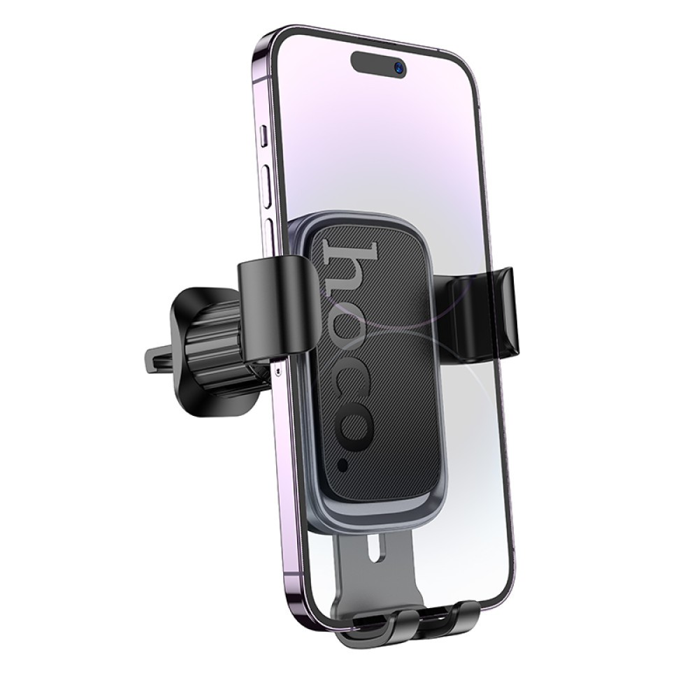 Holder Hoco H80 Vista gravity (air outlet) (Чорний)-2