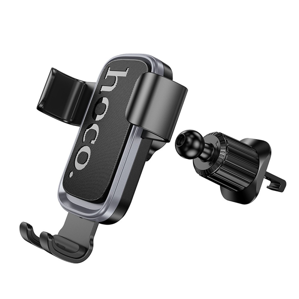 Holder Hoco H80 Vista gravity (air outlet) (Чорний)-3