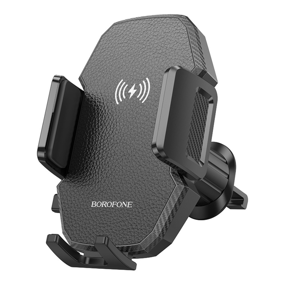 Holder Borofone BH213 Adelante з бездротовою зарядкою  (Чорний)-1