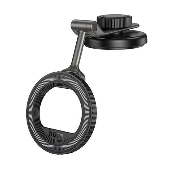 Автодержатель Hoco H77 View folding magnetic ring (center console) (Black-Gray)-2