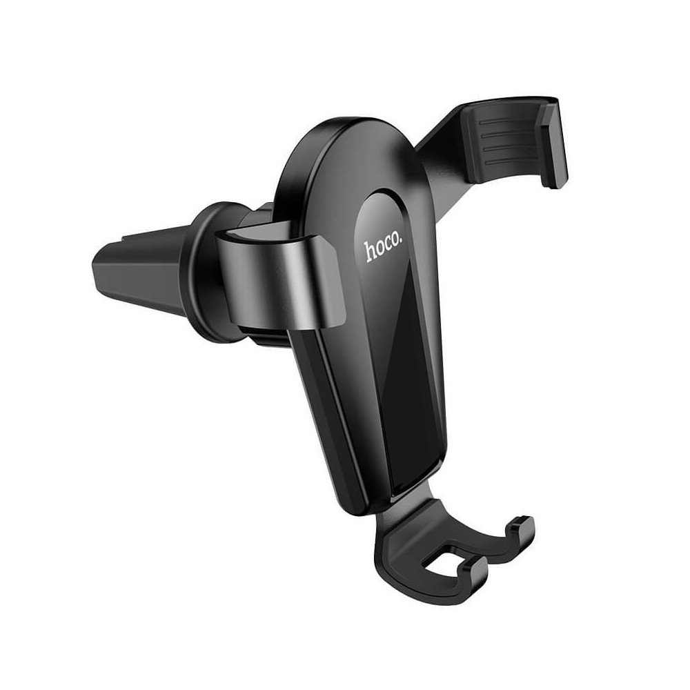Холдер Hoco CA92 Gold shield air outlet gravity holder чорний-1