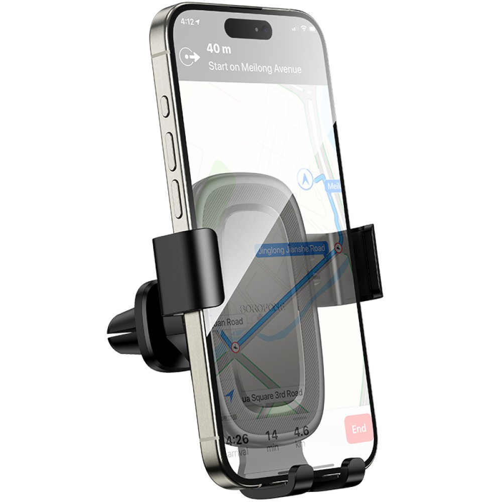 Holder Borofone BH129 Follower air outlet (Чорний)-1