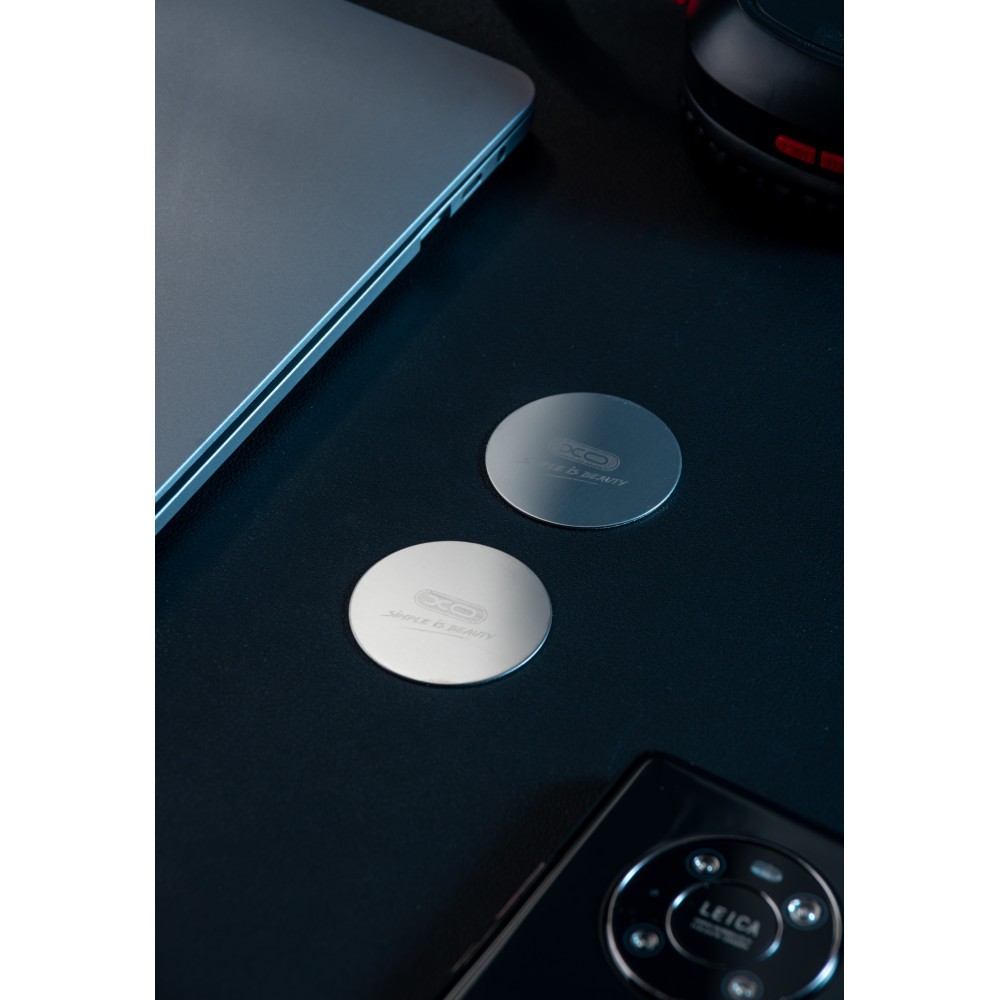 Комплект пластин XO Y2 для з`єднання телефону з автоутримувачем (Срібний)-3