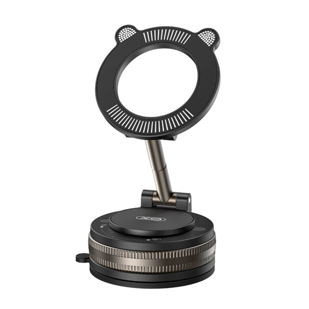 Holder універсальний XO C181 Cat Head Магнітний вакуумний утримувач (Чорний)-1