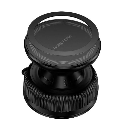 Автотримач магнітний BOROFONE BH139 Rider vacuum suction cup magnetic holder (universal) чорний-2