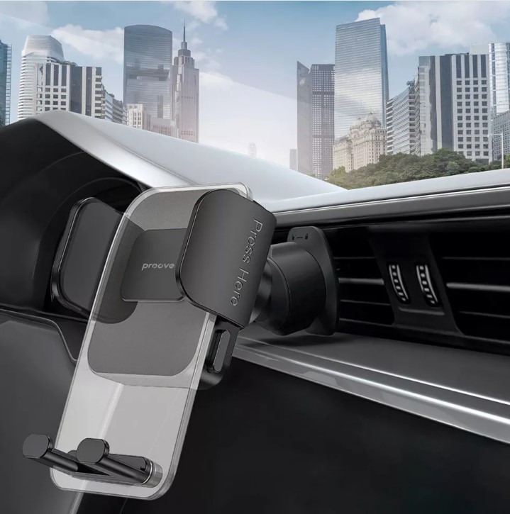 Автомобільний тримач Proove Crystal Clamp Plus Air Outlet Car Mount (black)-2