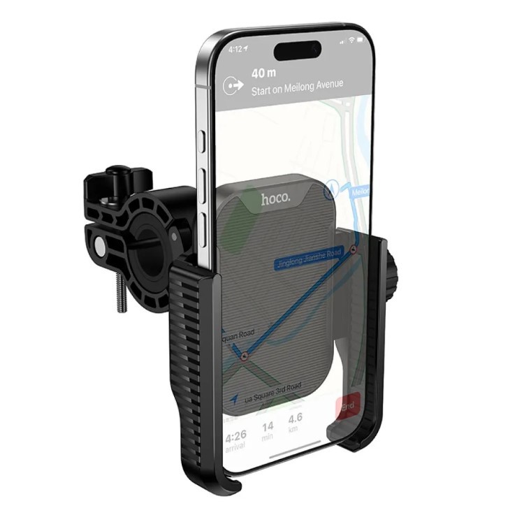Вело/Мото тримач Hoco H91 Milly motorcycle bicycle universal holder Чорний-2