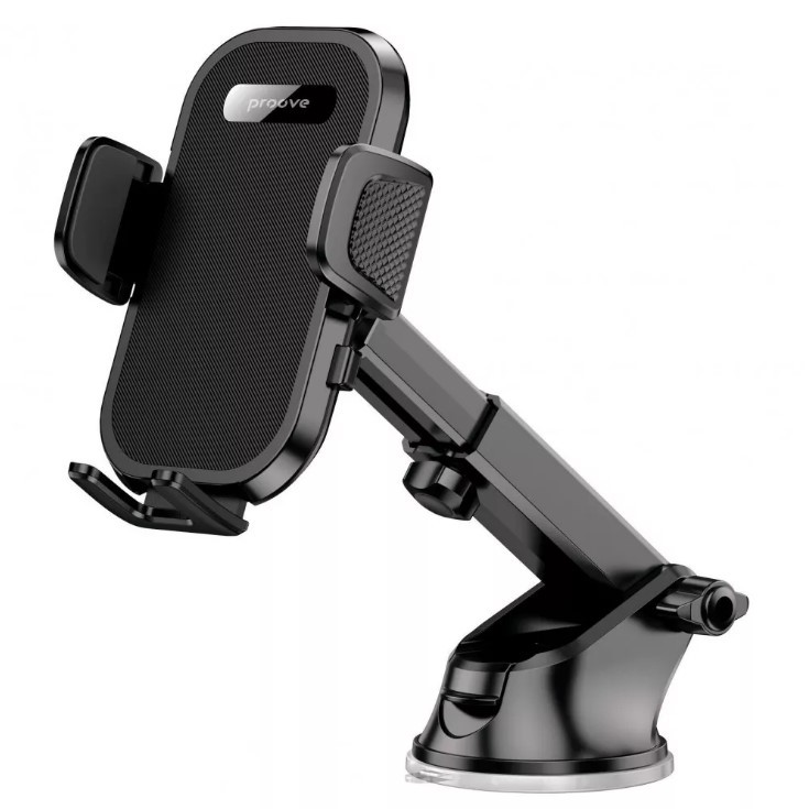 Автомобільний тримач Proove Longway Plaid Suction Type Car Mount (black)-1