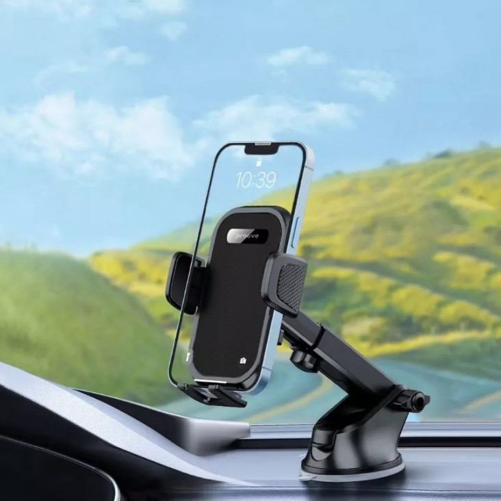 Автомобільний тримач Proove Longway Plaid Suction Type Car Mount (black)-3