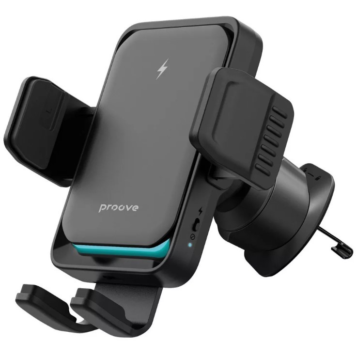 Автомобільний тримач з Бездротовим ЗП Proove Sonic Pro 15W (black)-1