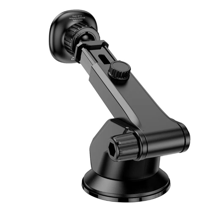 Автотримач BOROFONE BH125 Roman magnetic car holder (center console) чорний-2
