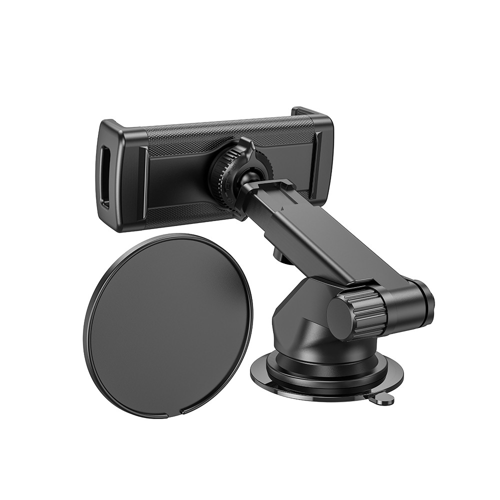 Холдер Hoco CA120 Prospering center console car holder for tablets Black-2