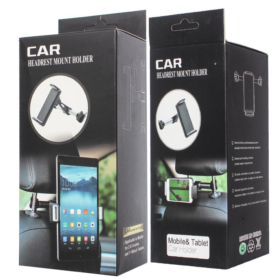 Автохолдер 2in1 mobile and Tablet i001 чорний-0