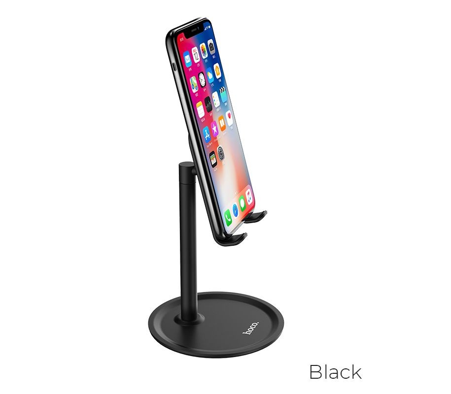 Настільна підставка Hoco PH15 Aluminum alloy table stand чорна-0