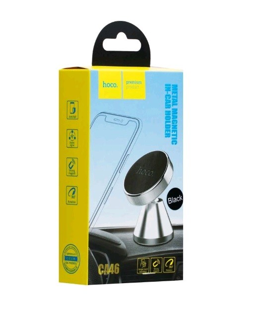 Holder Hoco CA46 Metal Magnetic чорна-0