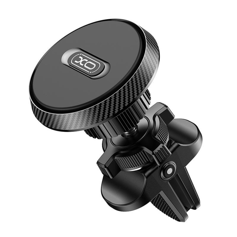Автотримач XO C122 Round Magnetic Air Outlet holder Black-1