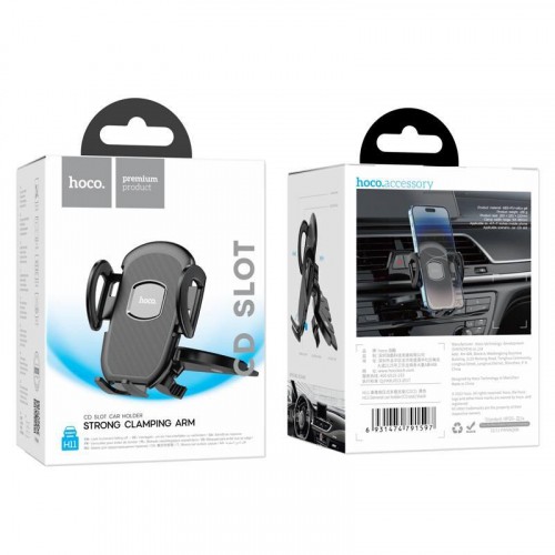 Автотримач Hoco H11 General car holder Black-0