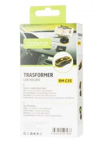 Холдер Optima RM-C35 Black/Yellow-3
