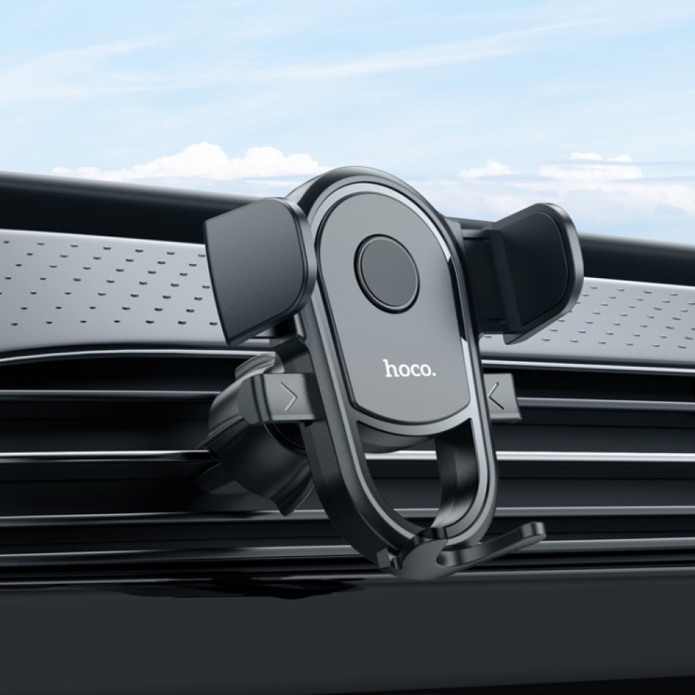 Holder Hoco H6 Grateful one-button car holder(air outlet) black-1