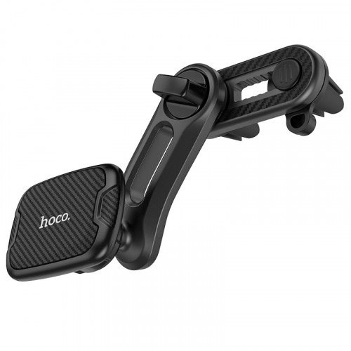 Автотримач Hoco CA68 Sagittarius series double air Outlet magnetic car holder Чорний-1