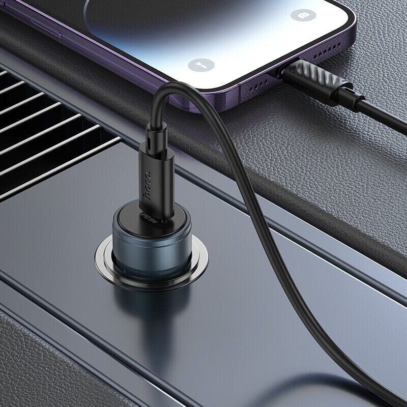 АЗП HOCO Z57 Glorious   PD30W  (Metal gray)-3