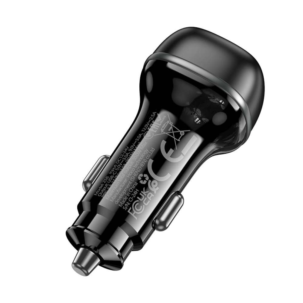 АЗП Hoco Z58 Rank (1C) PD30W (Чорний)-2