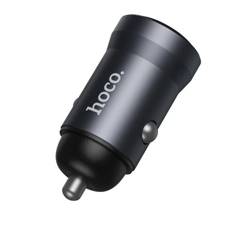 АЗП HOCO Z62A Energy single port PD30W car charger metal gray-1