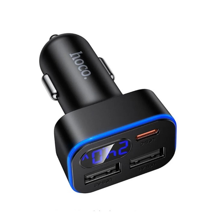 АЗП HOCO Z63A Barry 42W digital display car charger Black-1