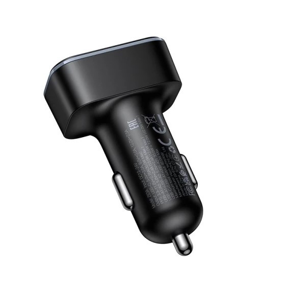 АЗП HOCO Z63A Barry 42W digital display car charger Black-2