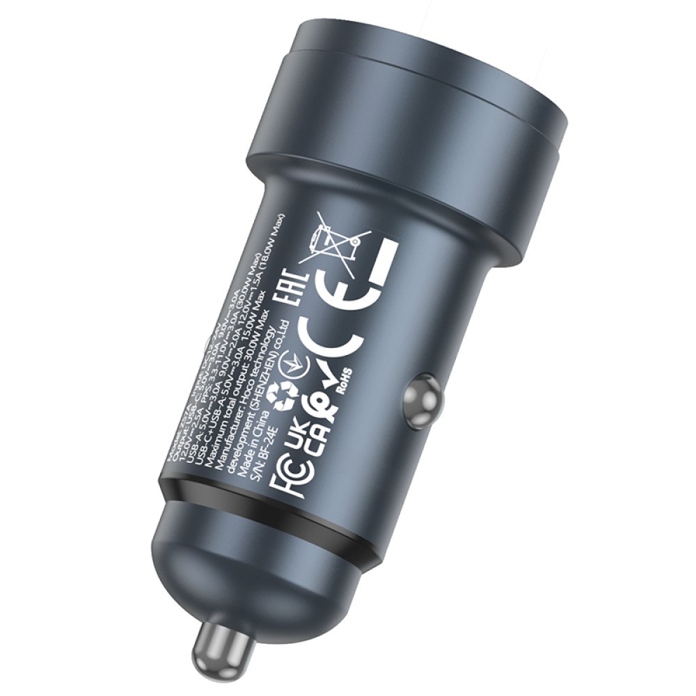 Hoco Z57A Glorious (1C1A) PD30W+QC3.0 (Сірий)-2